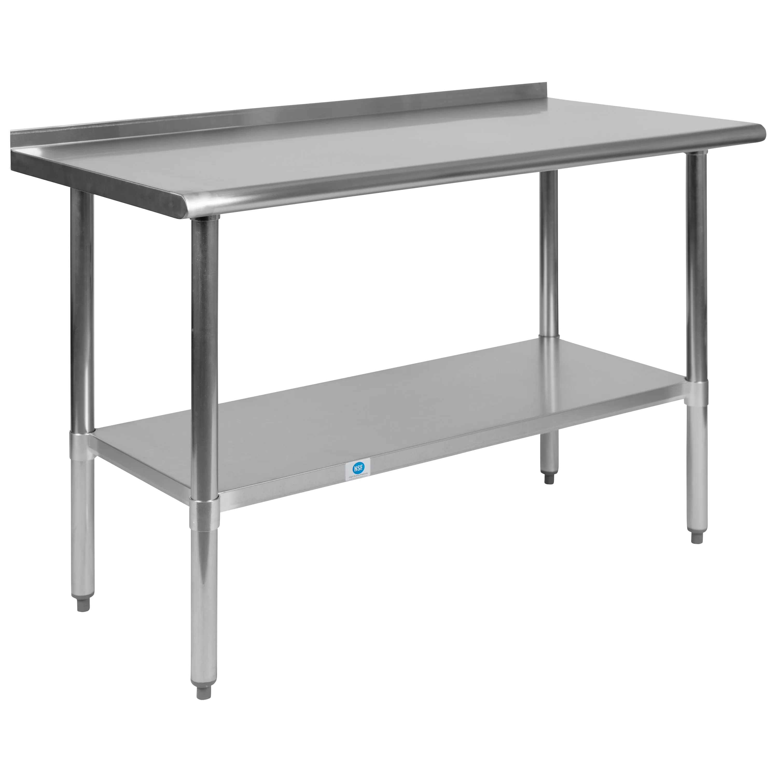 48" Stainless Steel Work Table NH-WT-2448BSP-GG