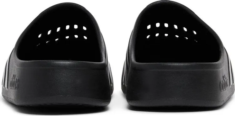 Adidas Adilette Clog Sandals 'Black Silver', black