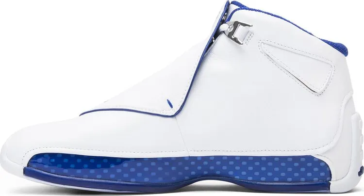 Air Jordan 18 Retro White Sport Royal 2018 sneakers, white