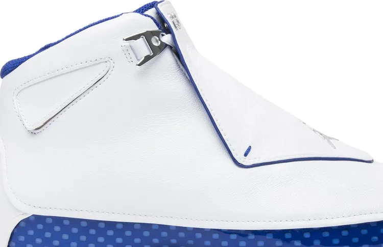 Air Jordan 18 Retro White Sport Royal 2018 sneakers, white