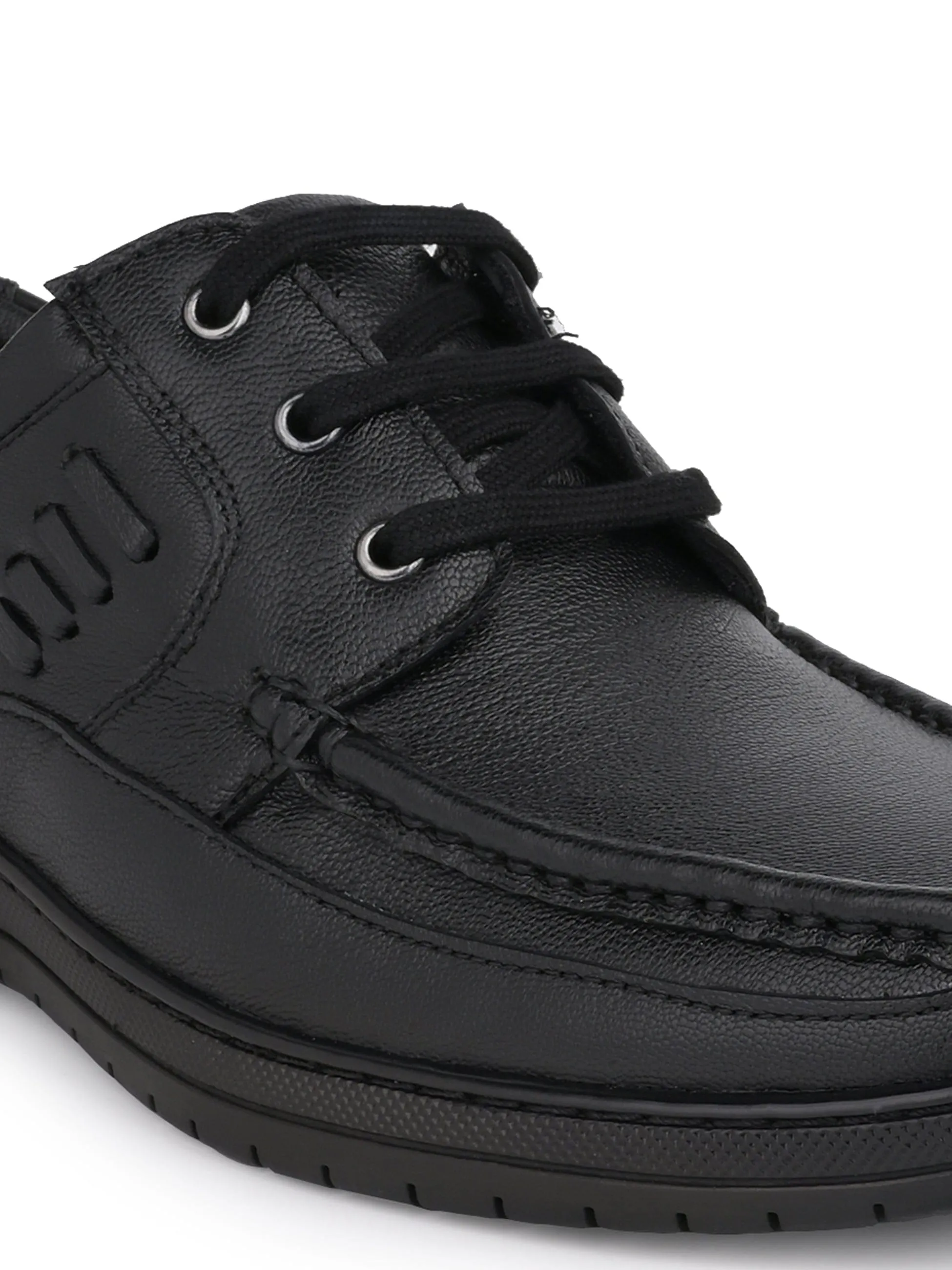 Albert Jade Black Lace-Ups