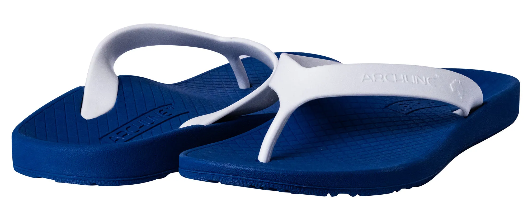 Archline Balance Orthotic Thongs - Blue/White