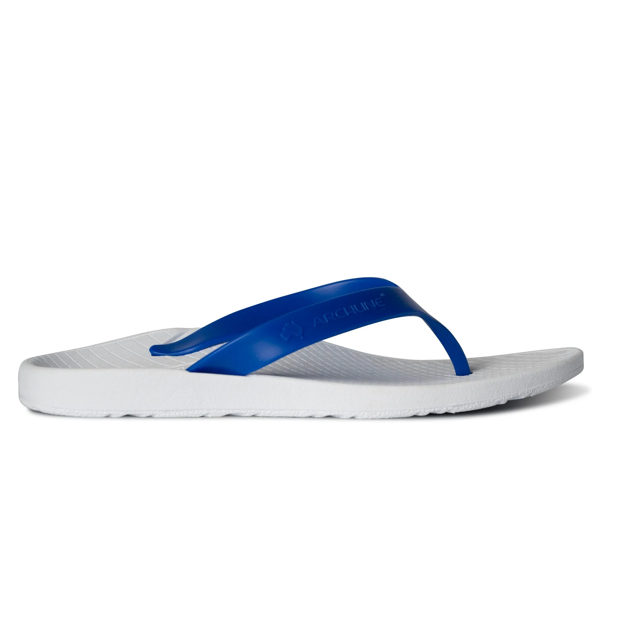 Archline Balance Orthotic Thongs - White/Blue