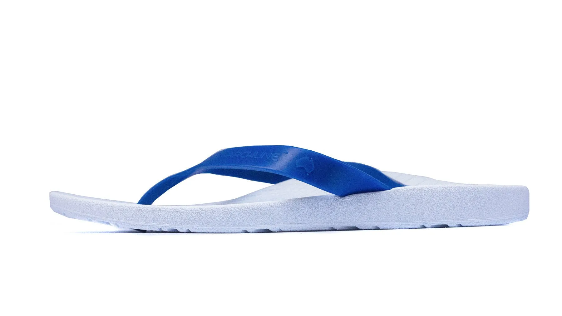 Archline Balance Orthotic Thongs - White/Blue