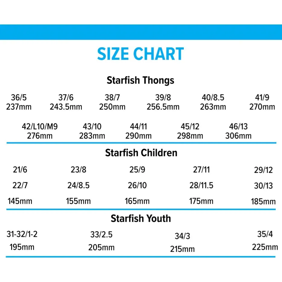 Aussie Soles Starfish Classic 3.3 Thongs