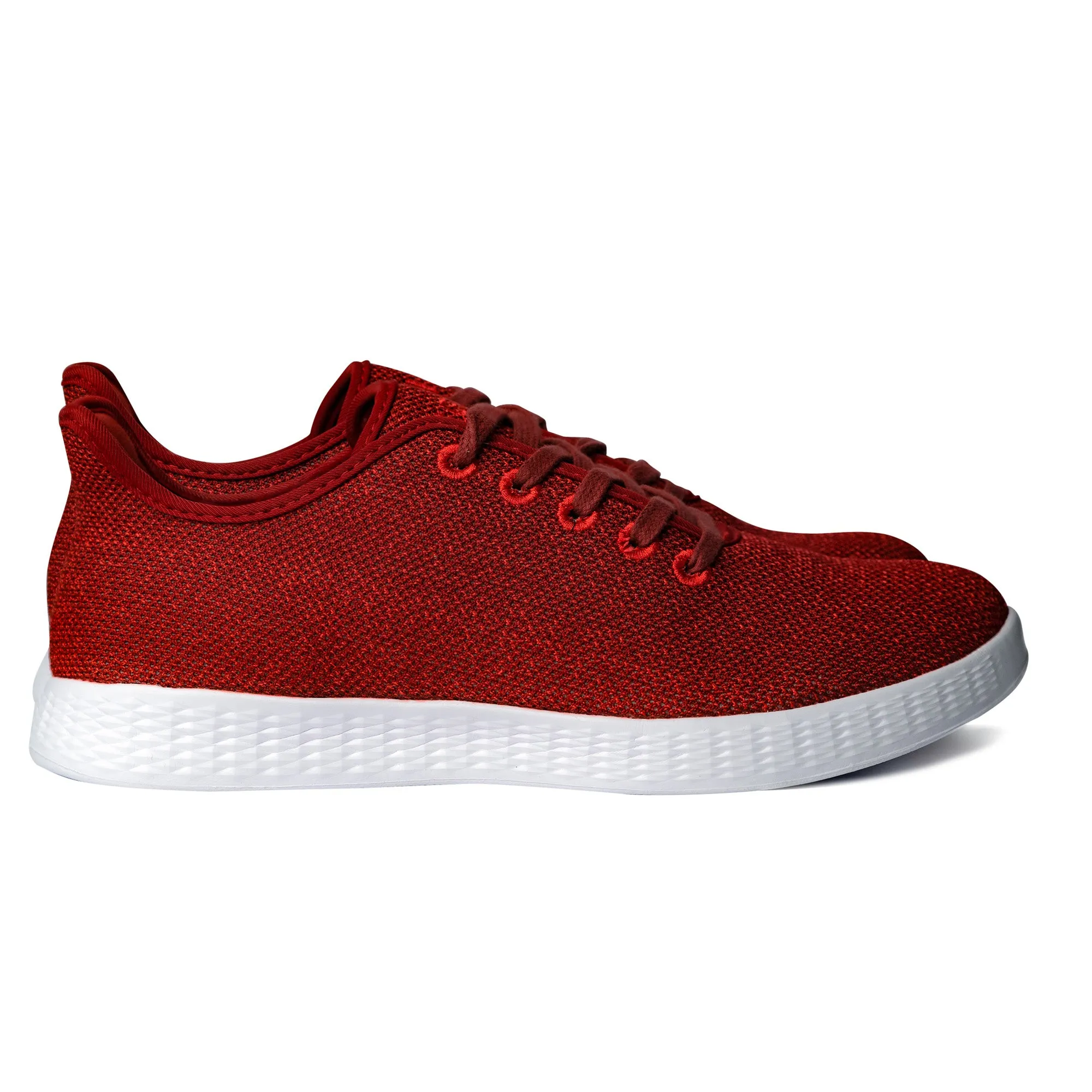 Axign River Lightweight Casual Orthotic Shoe - Berry Red