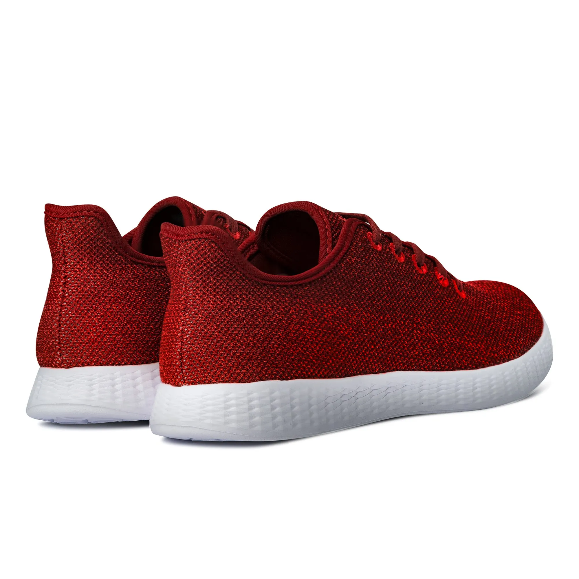 Axign River Lightweight Casual Orthotic Shoe - Berry Red