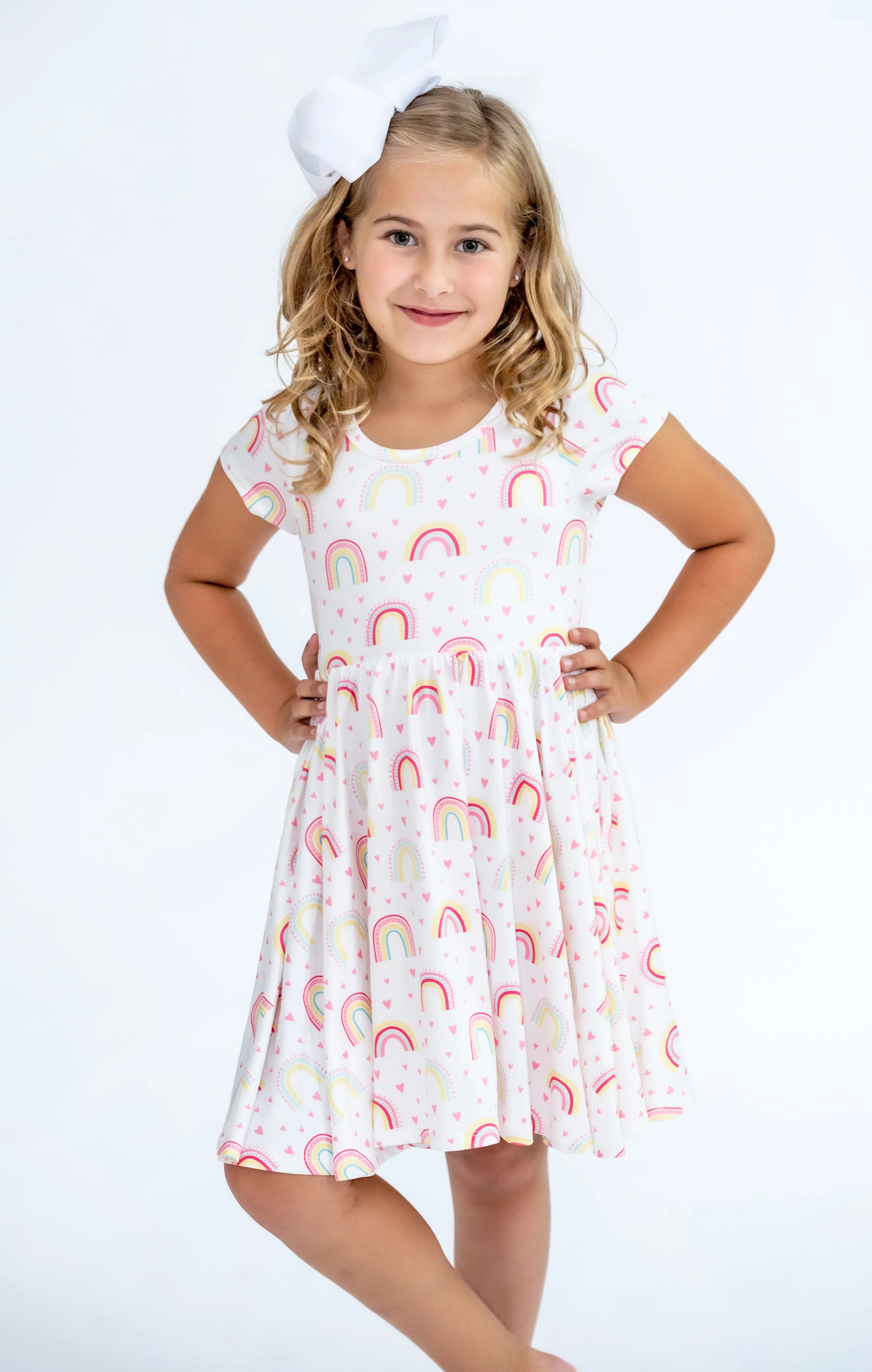 Beautifully Bold Dance Dance Dance - Girls Bamboo Twirl Dress