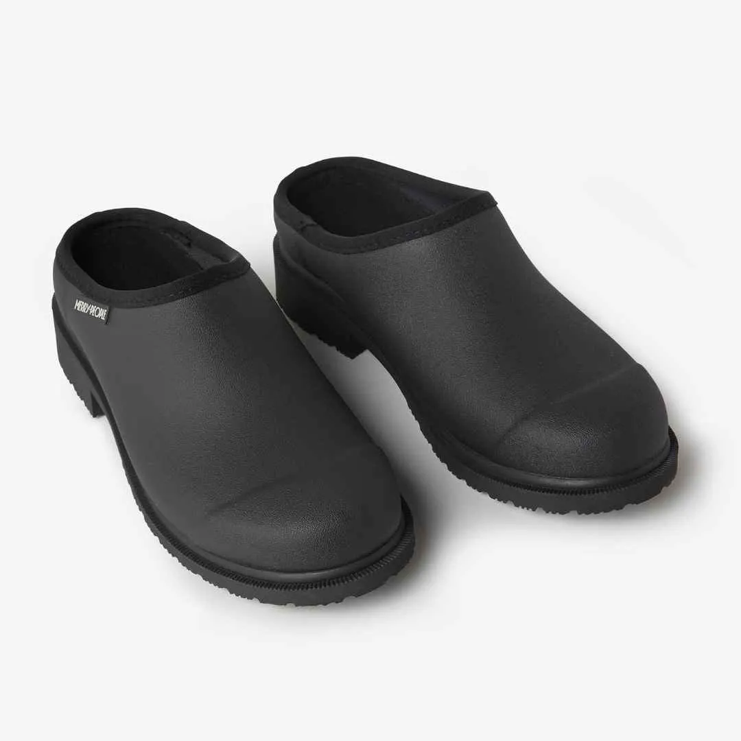 Billie Clog // Black & Black