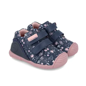 Biogateo Navy Flowers Shoes