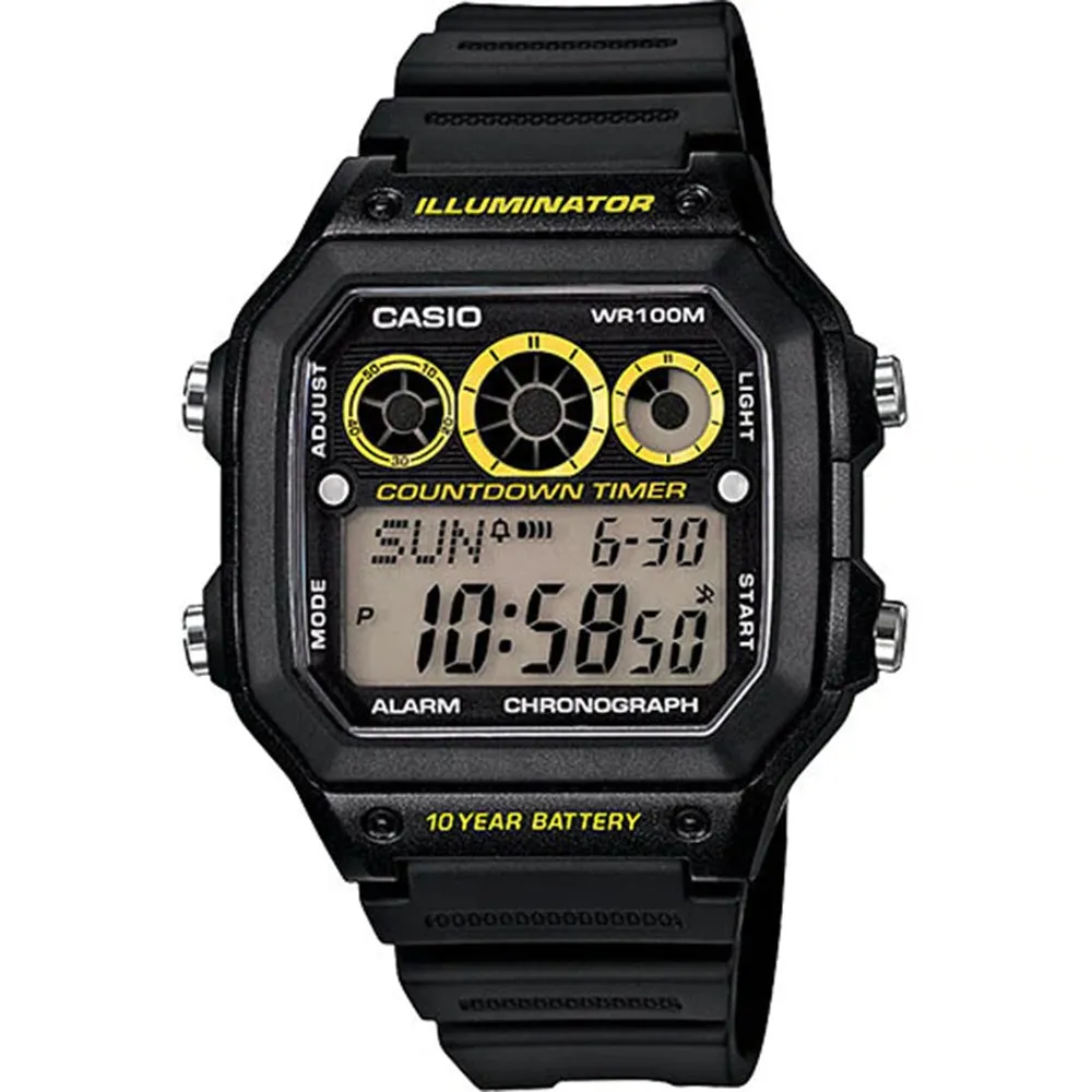 Casio AE1300WH-1A Digital