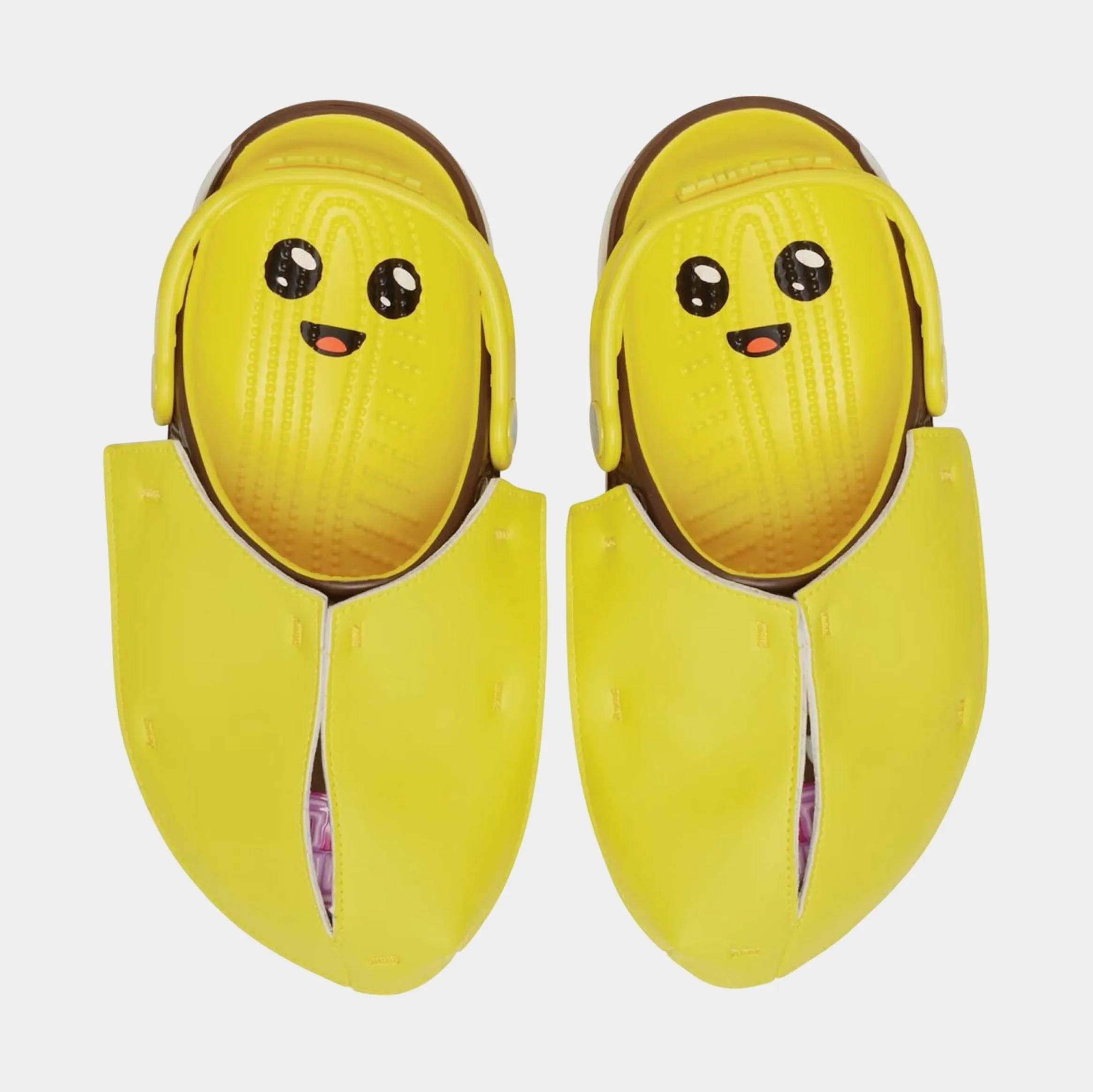 Classic Clog Fortnite Peely Mens Sandals (Yellow/Brown)