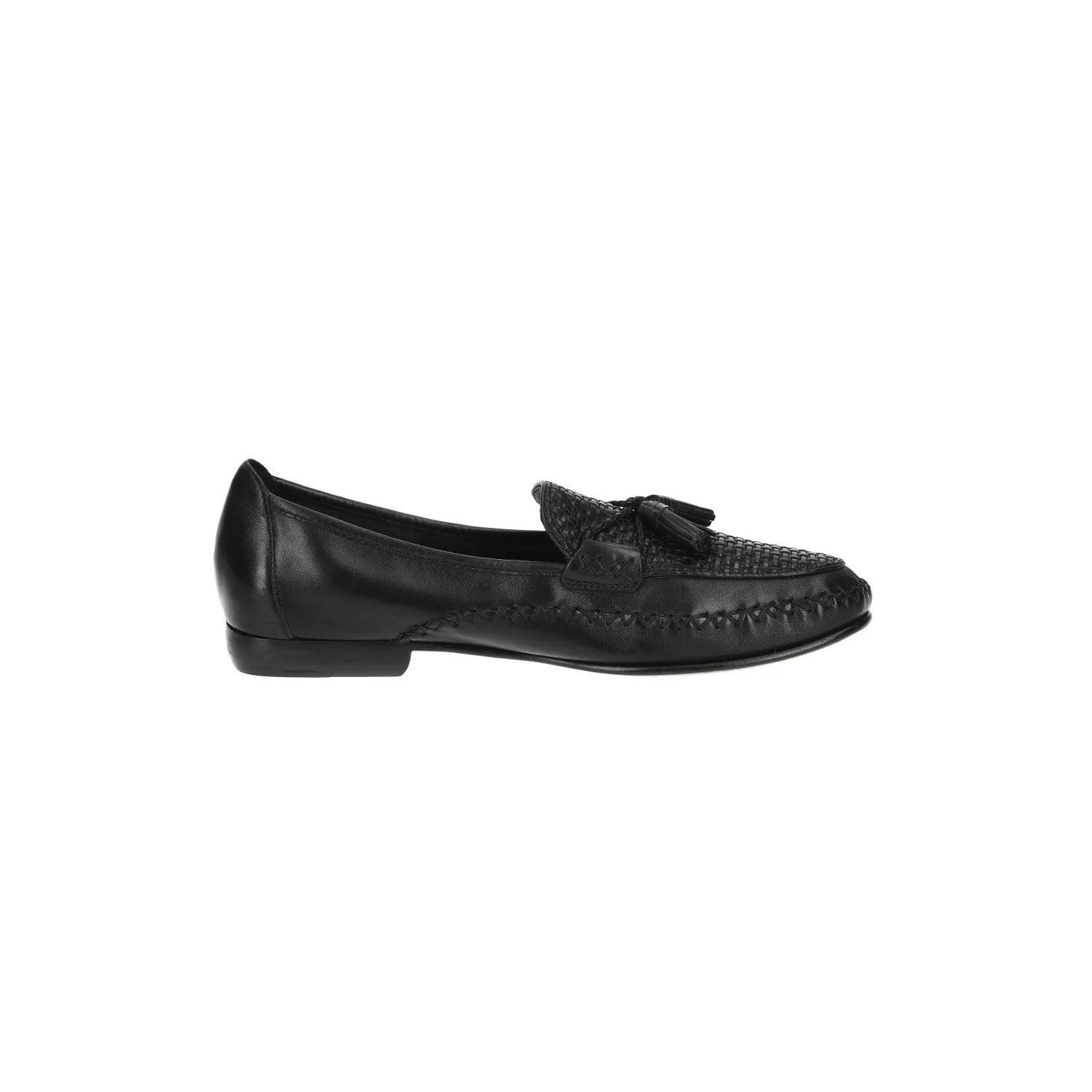 Cole Haan Country Tassel Formal Slip Ons Leather Black Colour For Men