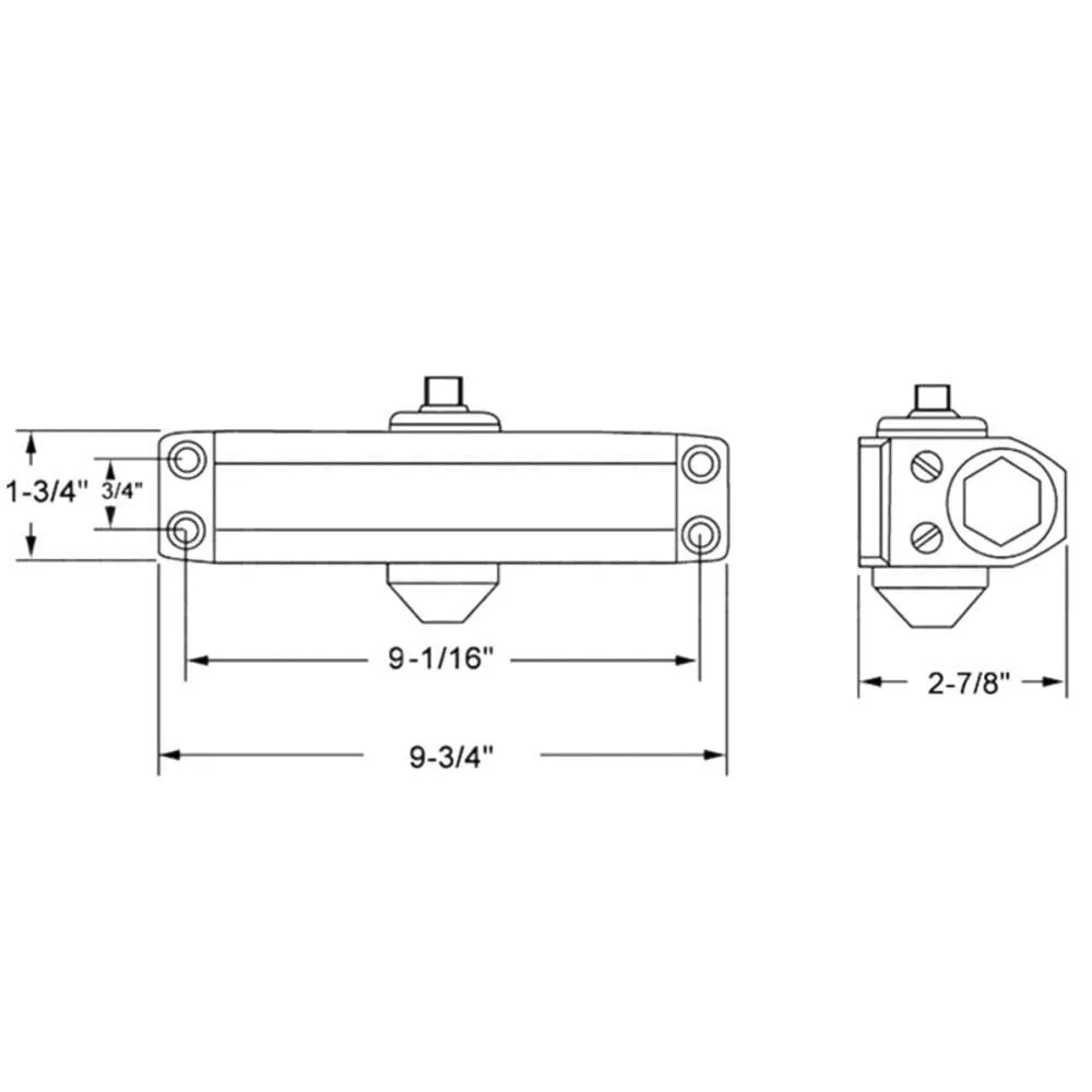 Commercial Door Number 5 Surface Mount Closer - Duronodic