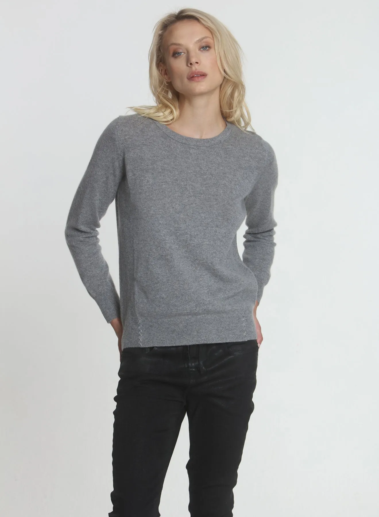 CORE Cashmere Crew - Grey