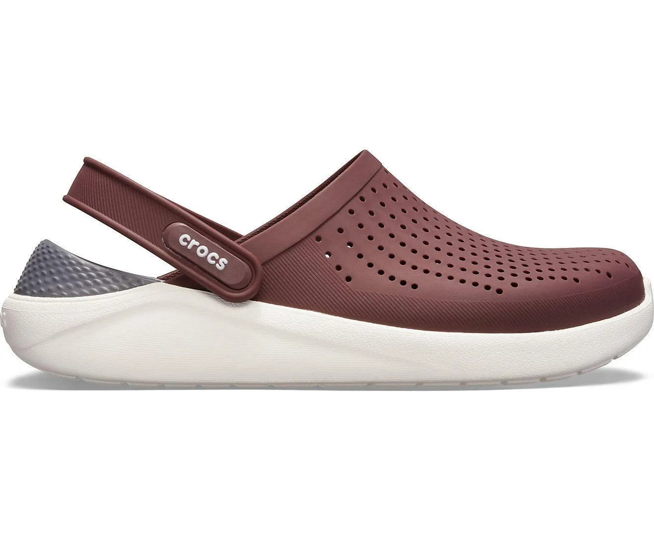 Crocs LiteRide Clog - Burgundy/ White