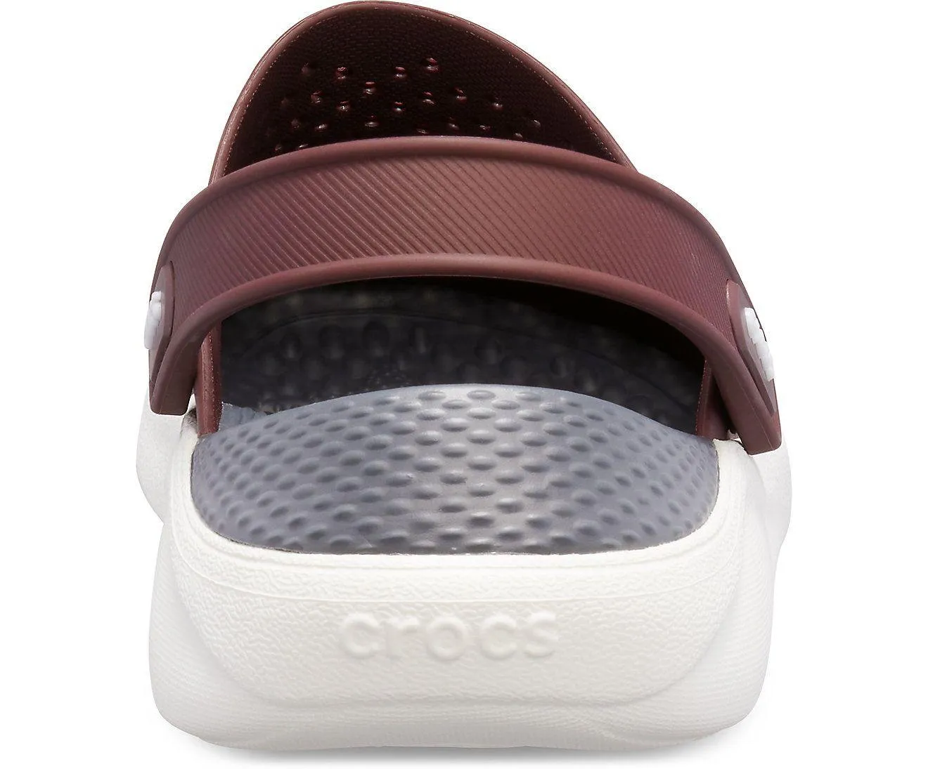 Crocs LiteRide Clog - Burgundy/ White