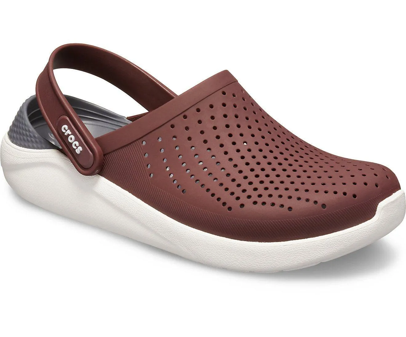 Crocs LiteRide Clog - Burgundy/ White