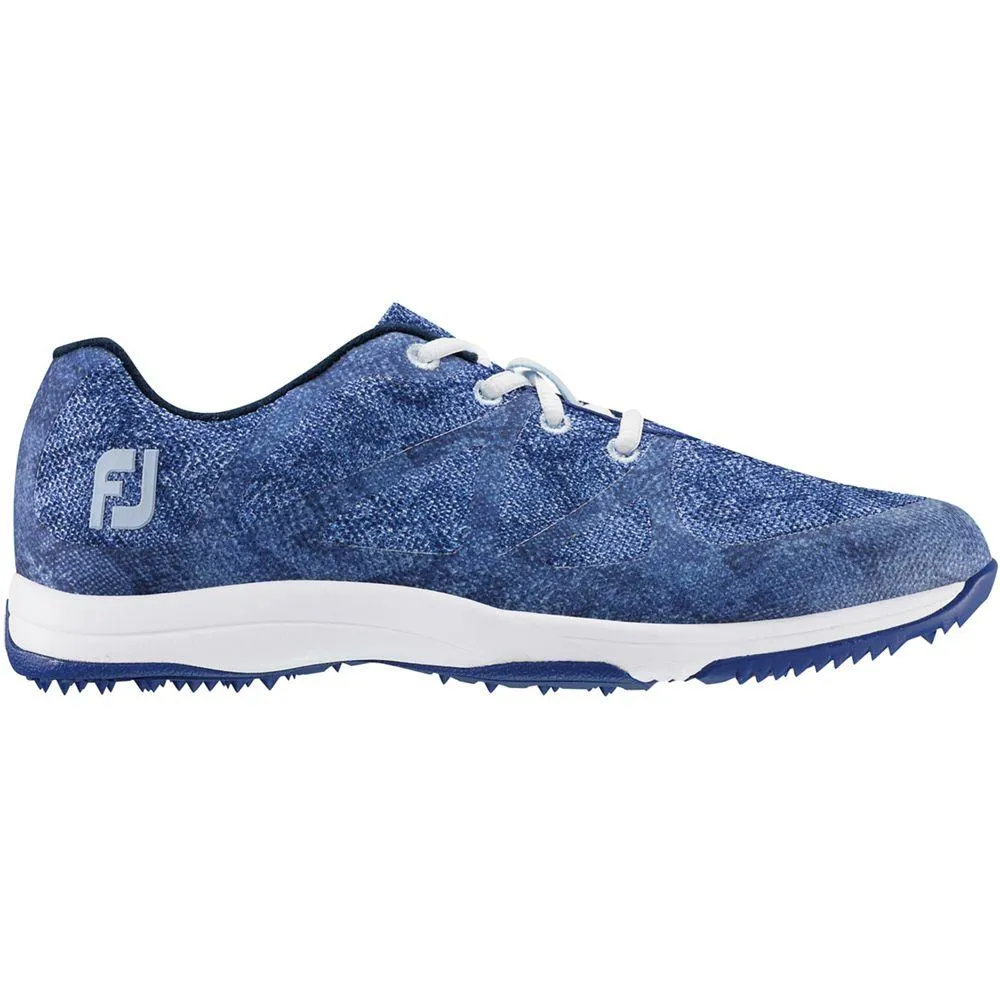 FJ Leisure Women's Golf Shoes - Egyption Blue Snake