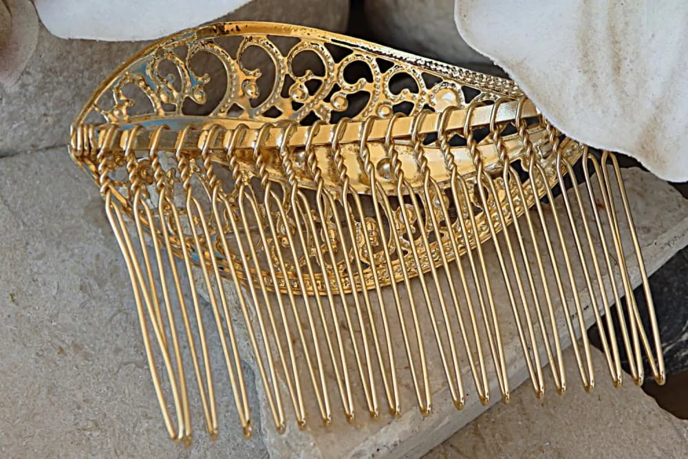 Gold Rebeka Hair Comb