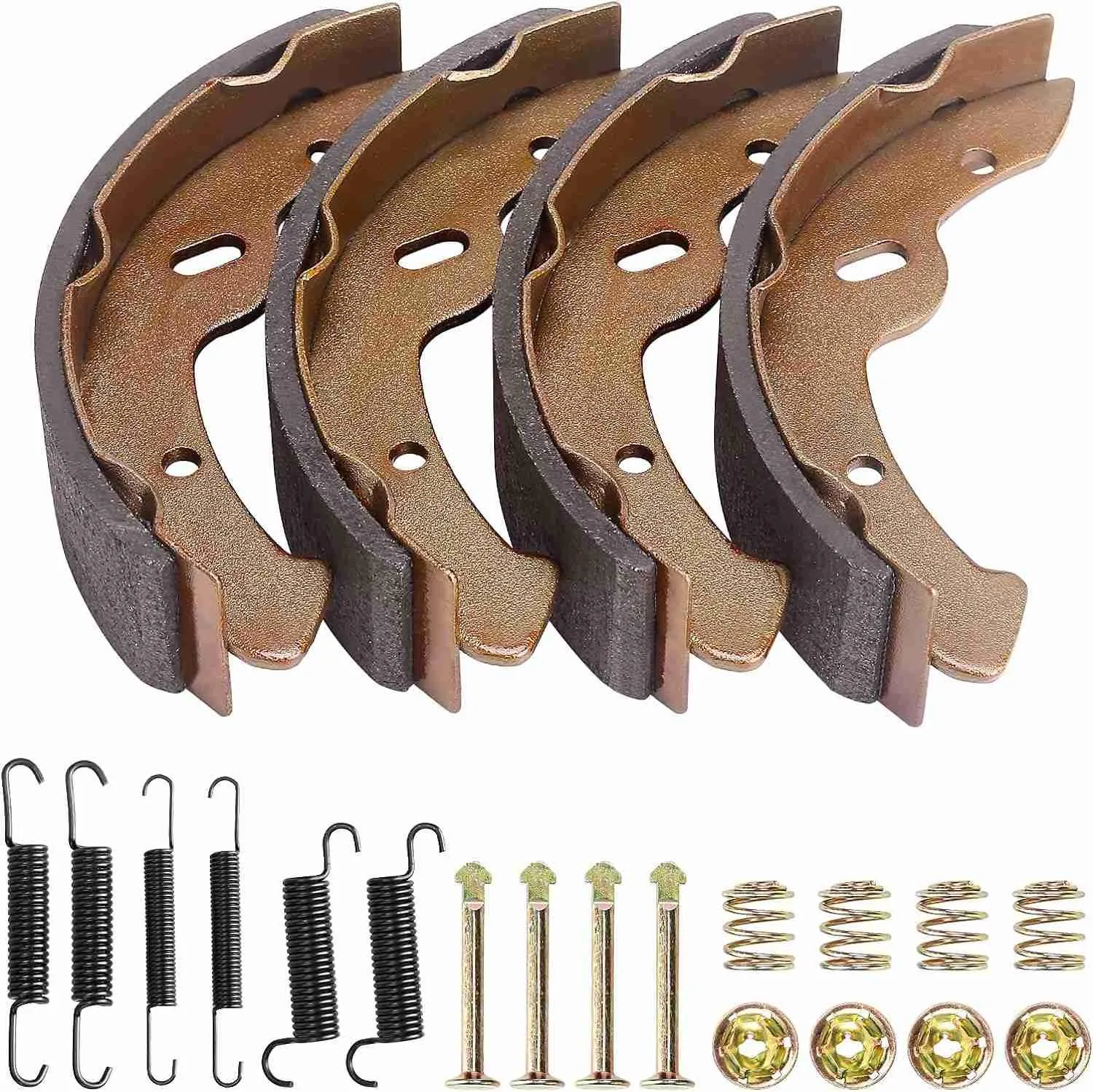 Golf Cart Brake Pads & Brake Spring Kit for EZGO TXT and Yamaha G9-G22 - 10L0L