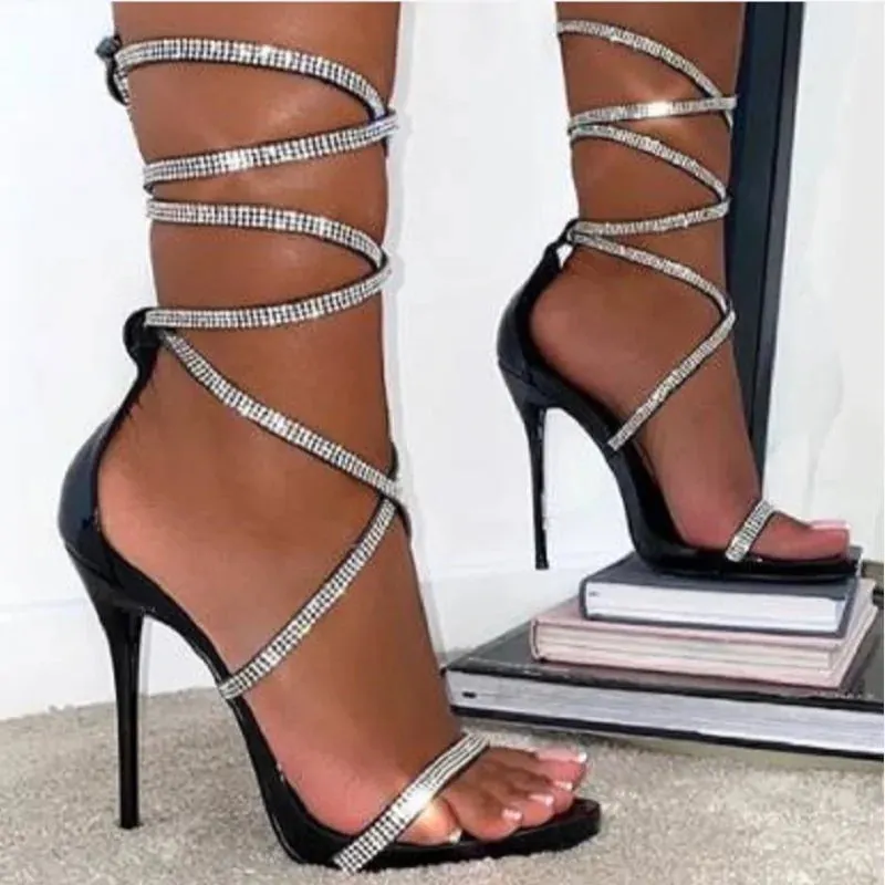 High Heels Gladiator Sandals^