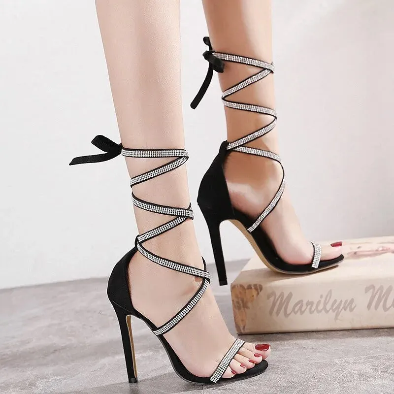 High Heels Gladiator Sandals^