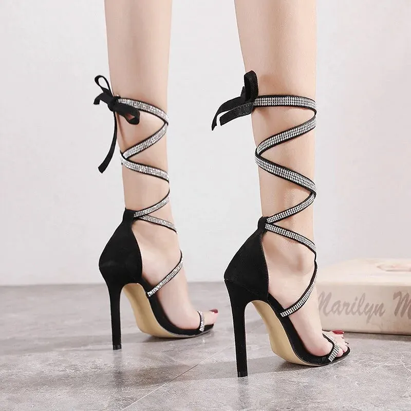 High Heels Gladiator Sandals^