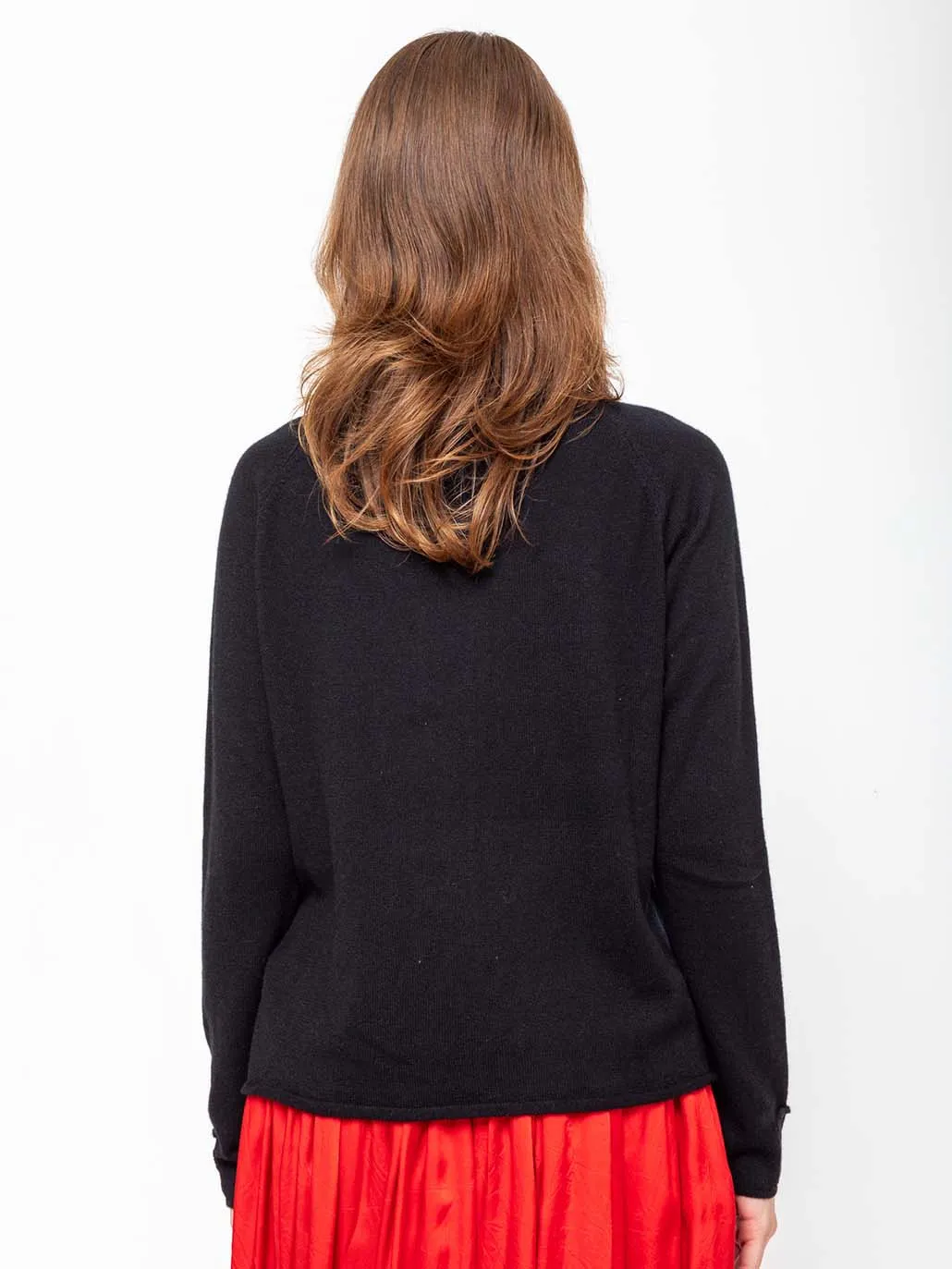 High Neck Pullover - Cashmere & Silk