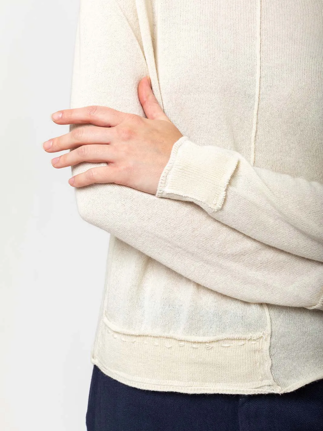 High Neck Pullover - Cashmere & Silk