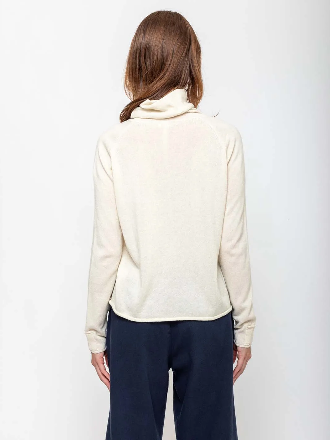 High Neck Pullover - Cashmere & Silk