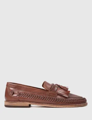 Hudson Zair Loafer (Leather) - Cognac Brown