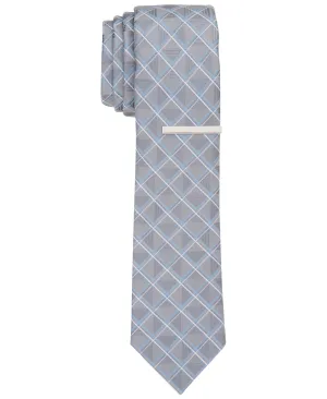 Karmen Grid Slim Tie