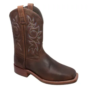 Men's 11" Western Square Toe Brown - 9828