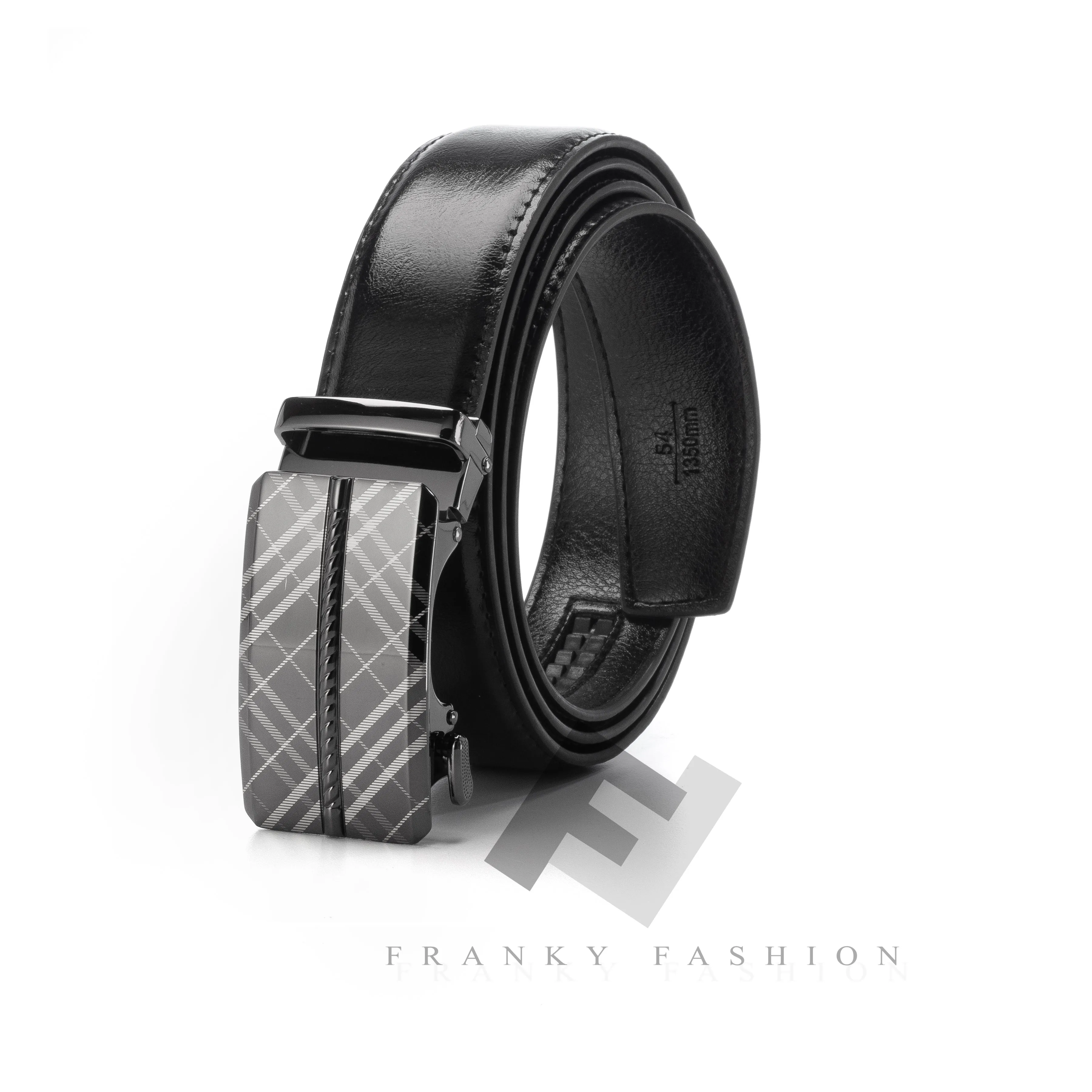 Men's Belt Fashion Buckle Adjustable Track Ratchet Belt | B121