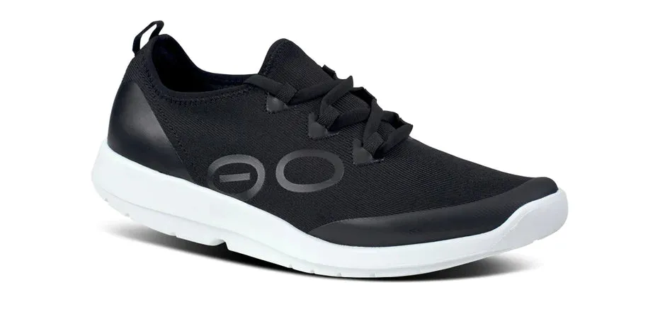 MEN'S OOFOS OOMG SPORT LS LOW SHOE | WHITE / BLACK