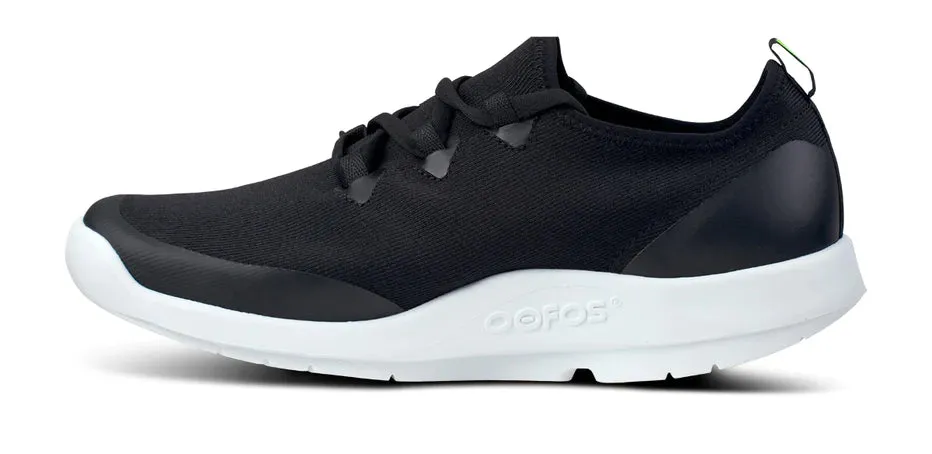 MEN'S OOFOS OOMG SPORT LS LOW SHOE | WHITE / BLACK