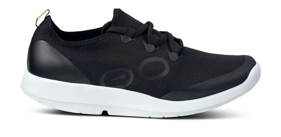 MEN'S OOFOS OOMG SPORT LS LOW SHOE | WHITE / BLACK