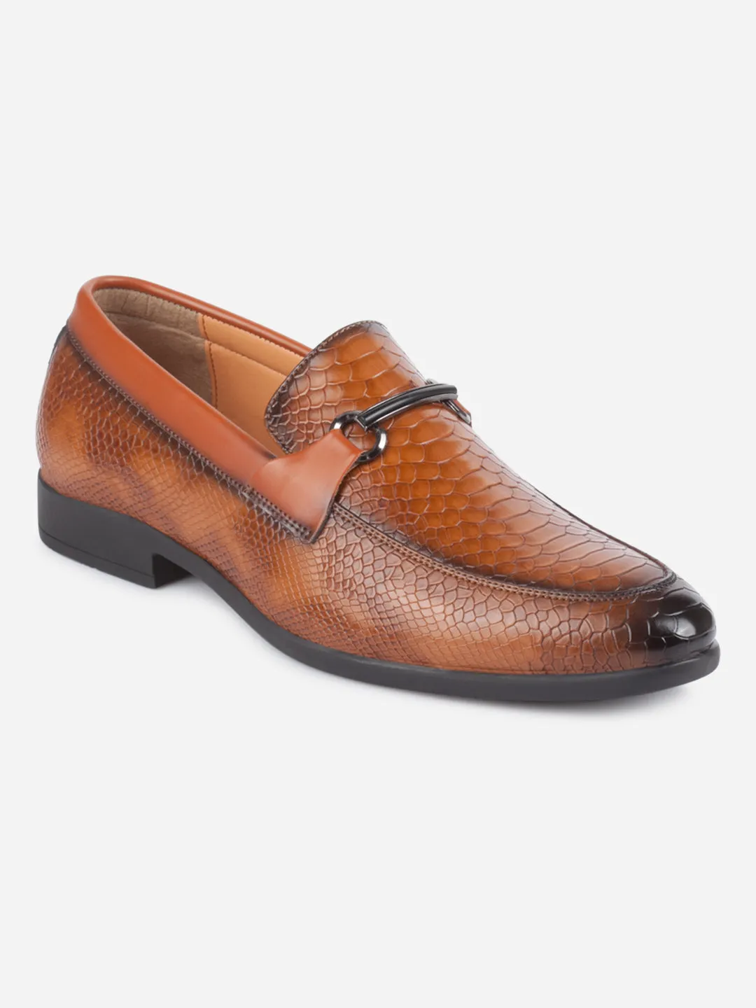 Men's Tan Semi Fomal Formal Slip On (IX1087)