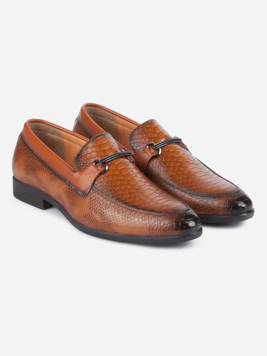 Men's Tan Semi Fomal Formal Slip On (IX1087)