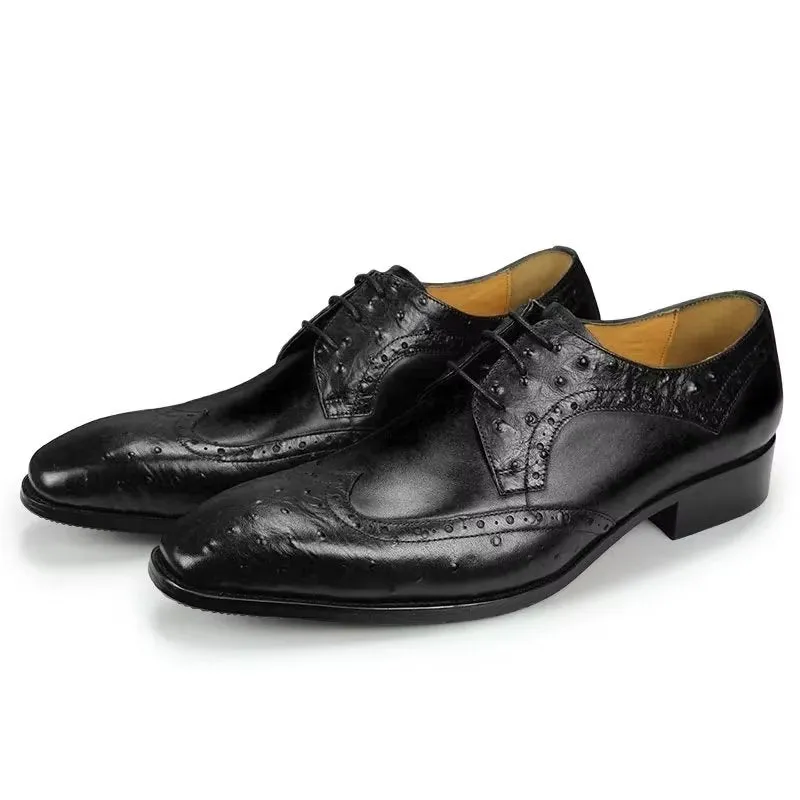 Modish Bespoke Brogue Leather Wedding Shoes