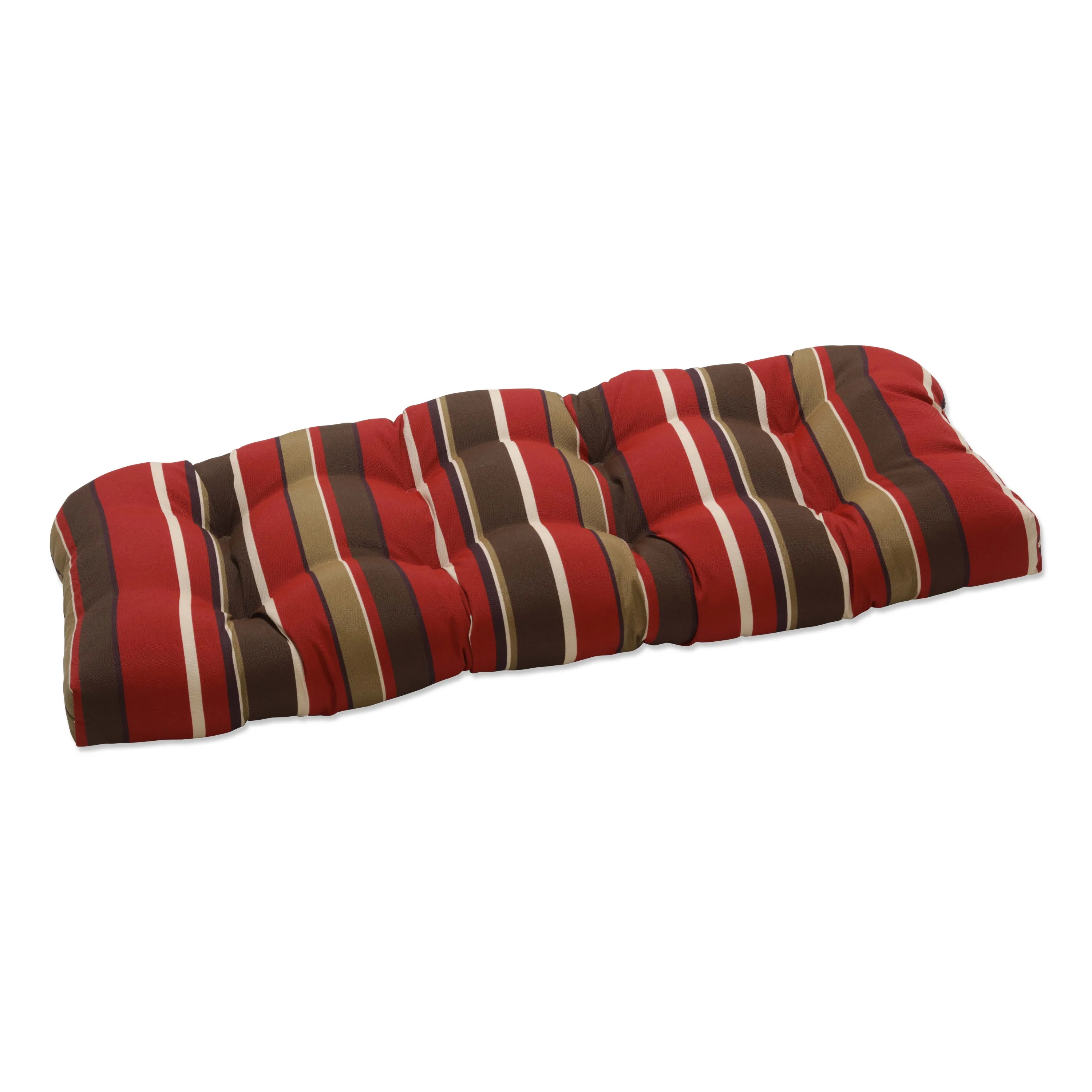 Monserrat Sangria Wicker Loveseat Cushion