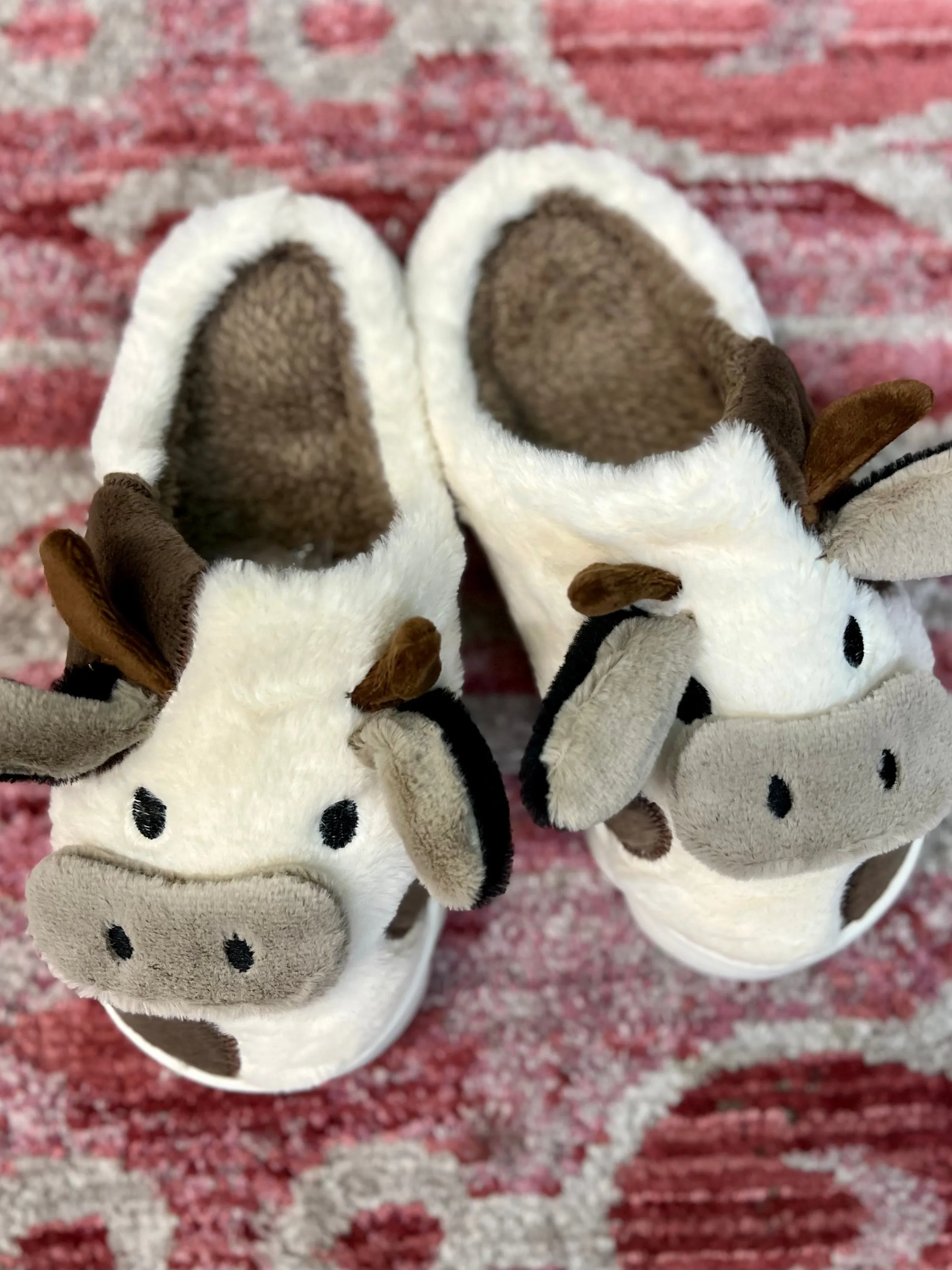 Mooving Around the House Slippers