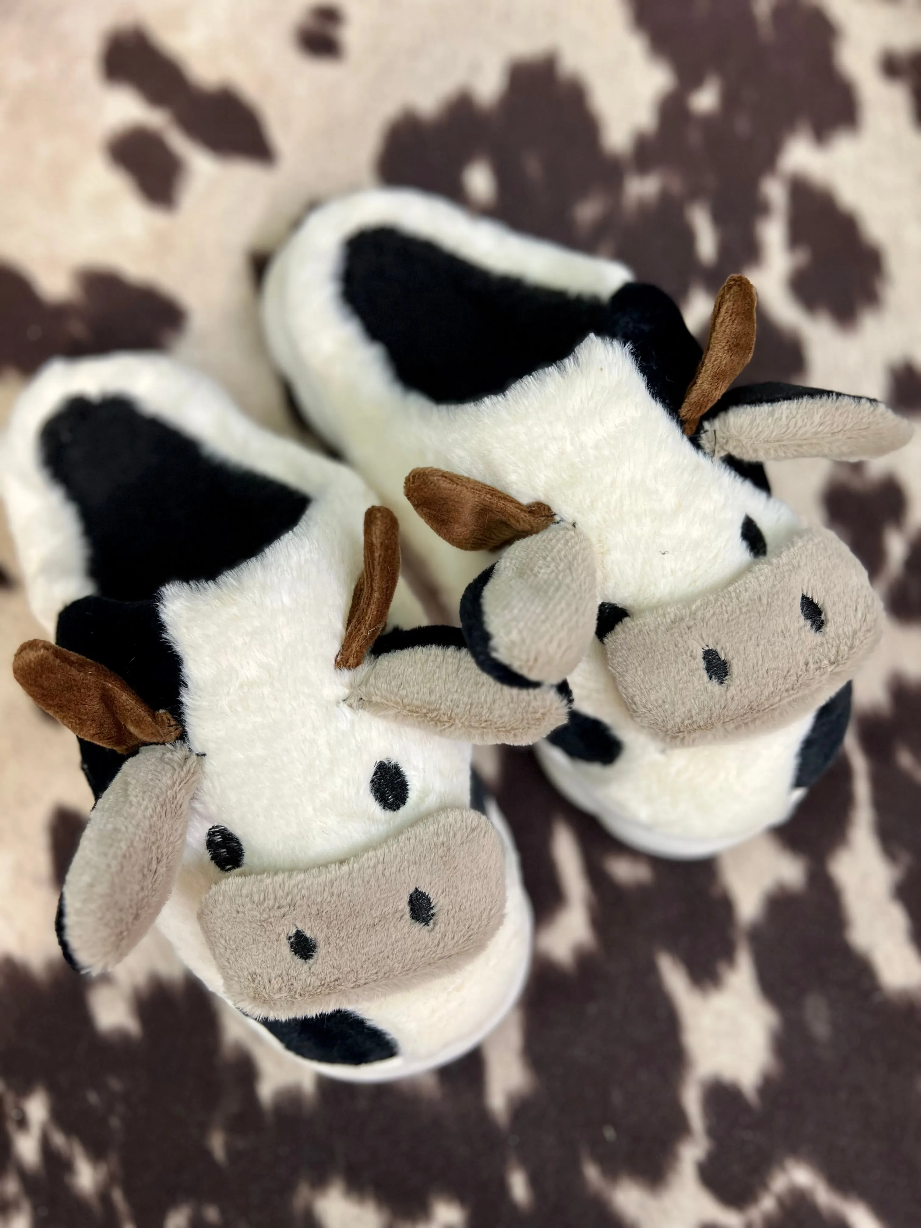 Mooving Around the House Slippers