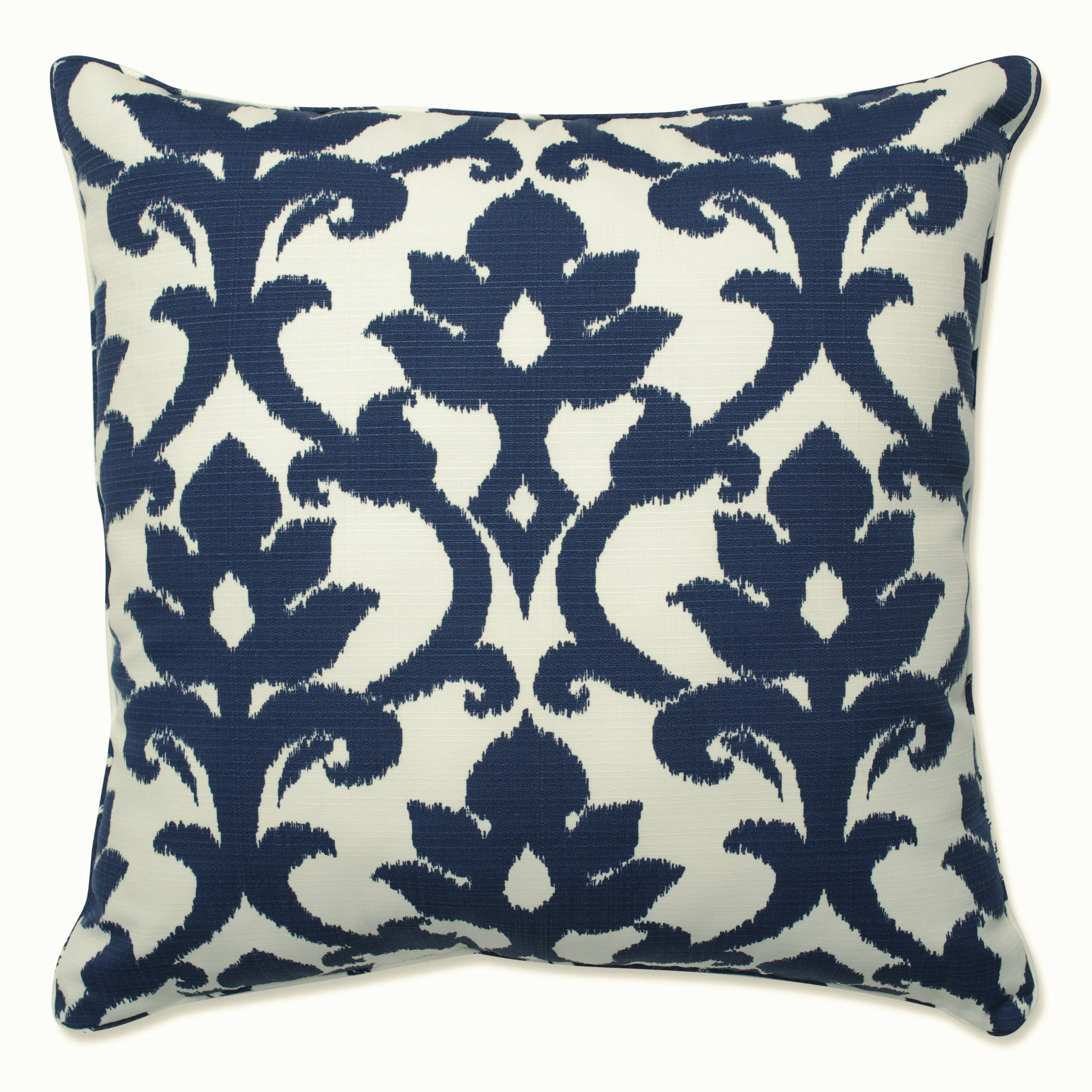 Outdoor/Indoor Basalto Navy 25-inch Floor Pillow