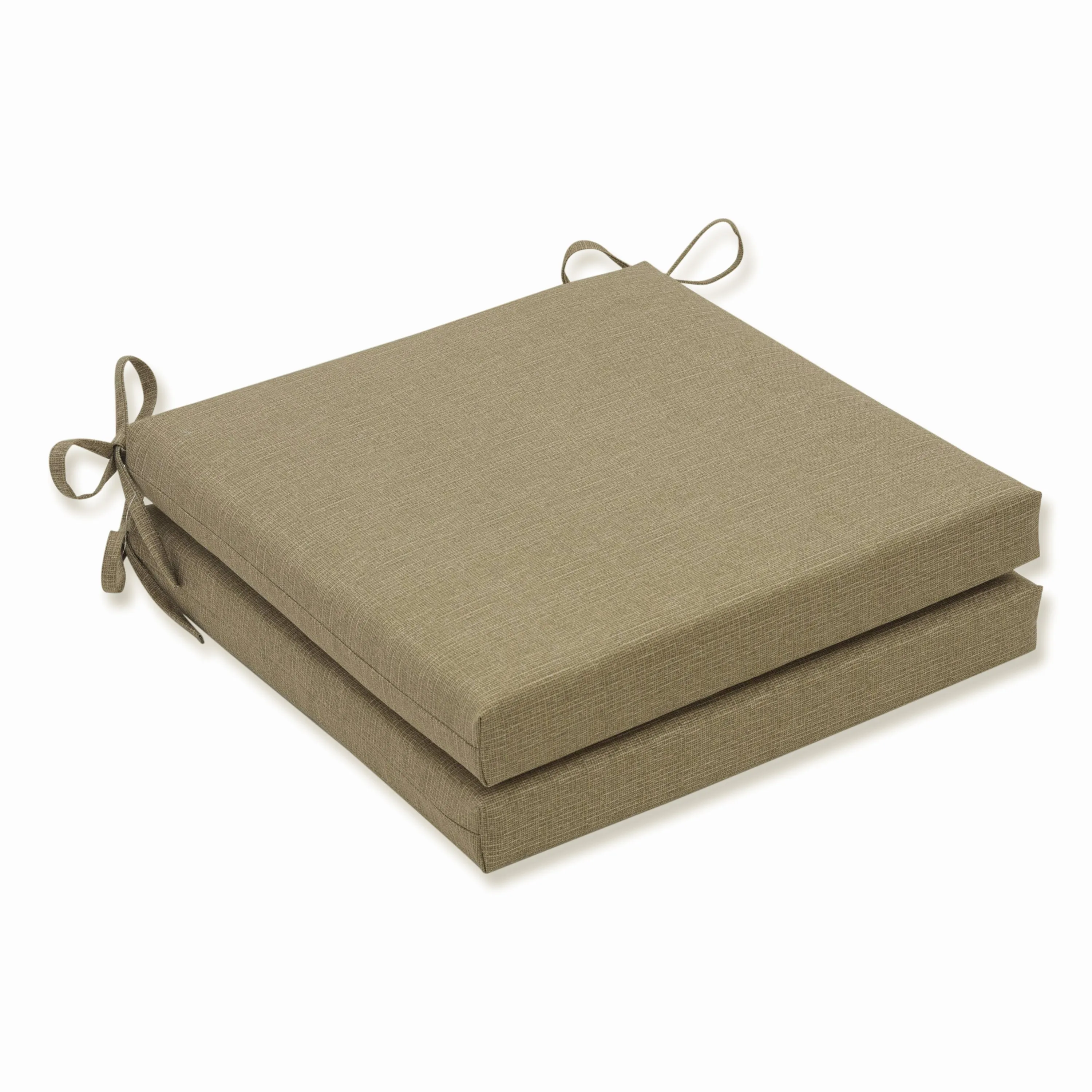 Outdoor/Indoor Monti Chino Squared Corners Seat Cushion 20x20x3 (Set of 2)