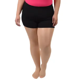 Plus Size Basic Fit Cotton Booty Shorts