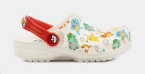 Pokemon Classic Clog Grade School Sandals (White/Red)