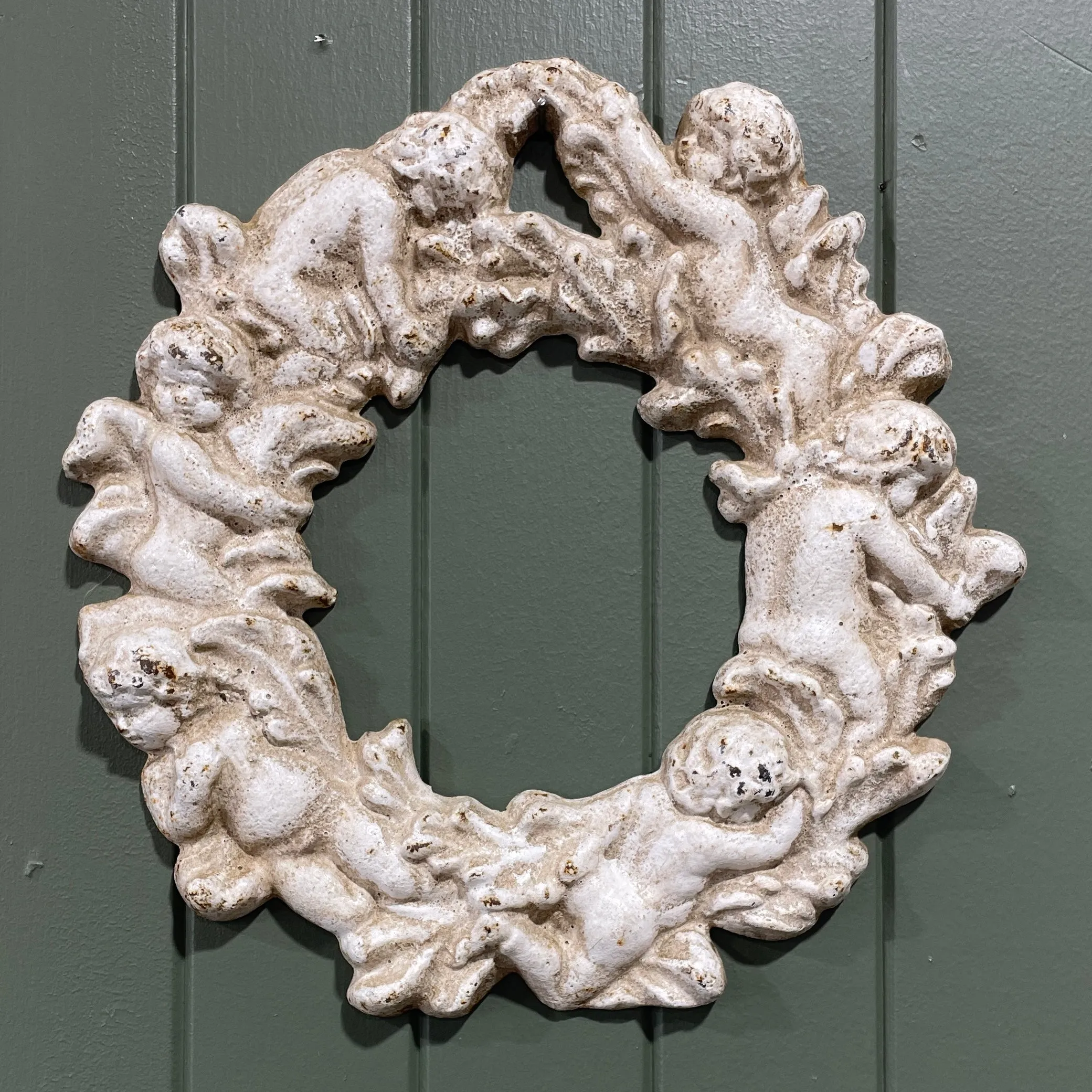 Rustic Cast Iron - Wreath of Angels