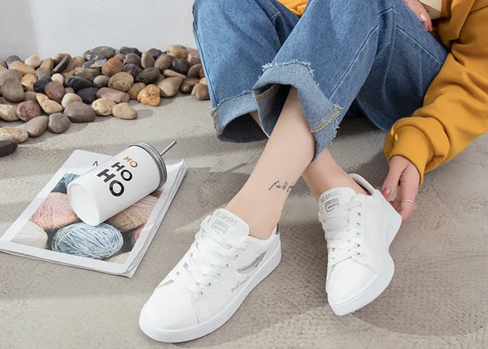 SH276 - Casual White Sneaker Shoes